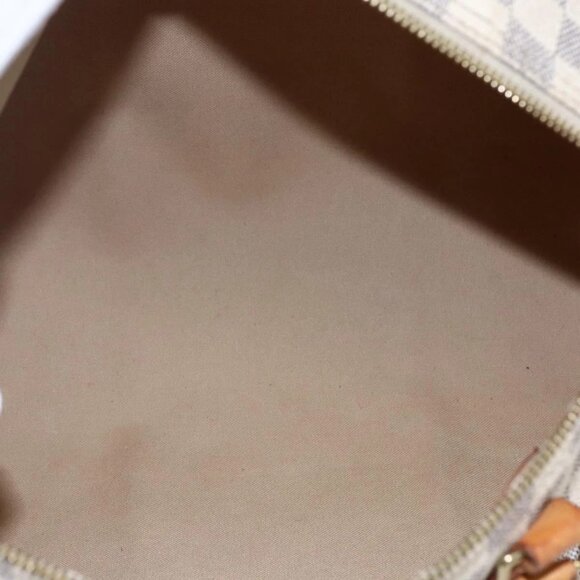 LOUIS VUITTON Damier Azur Speedy 30 Hand Bag N41533 LV Auth 147935 - Picture 9 of 16